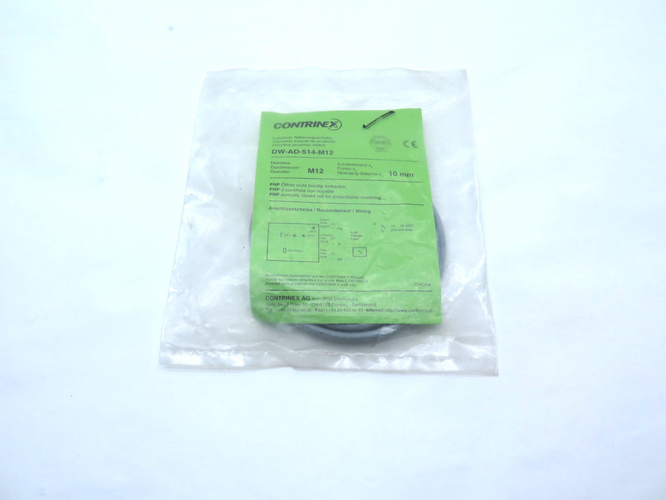 Contrinex DW-AD-514-M12 Inductive Proximity Switch - Advance Operations