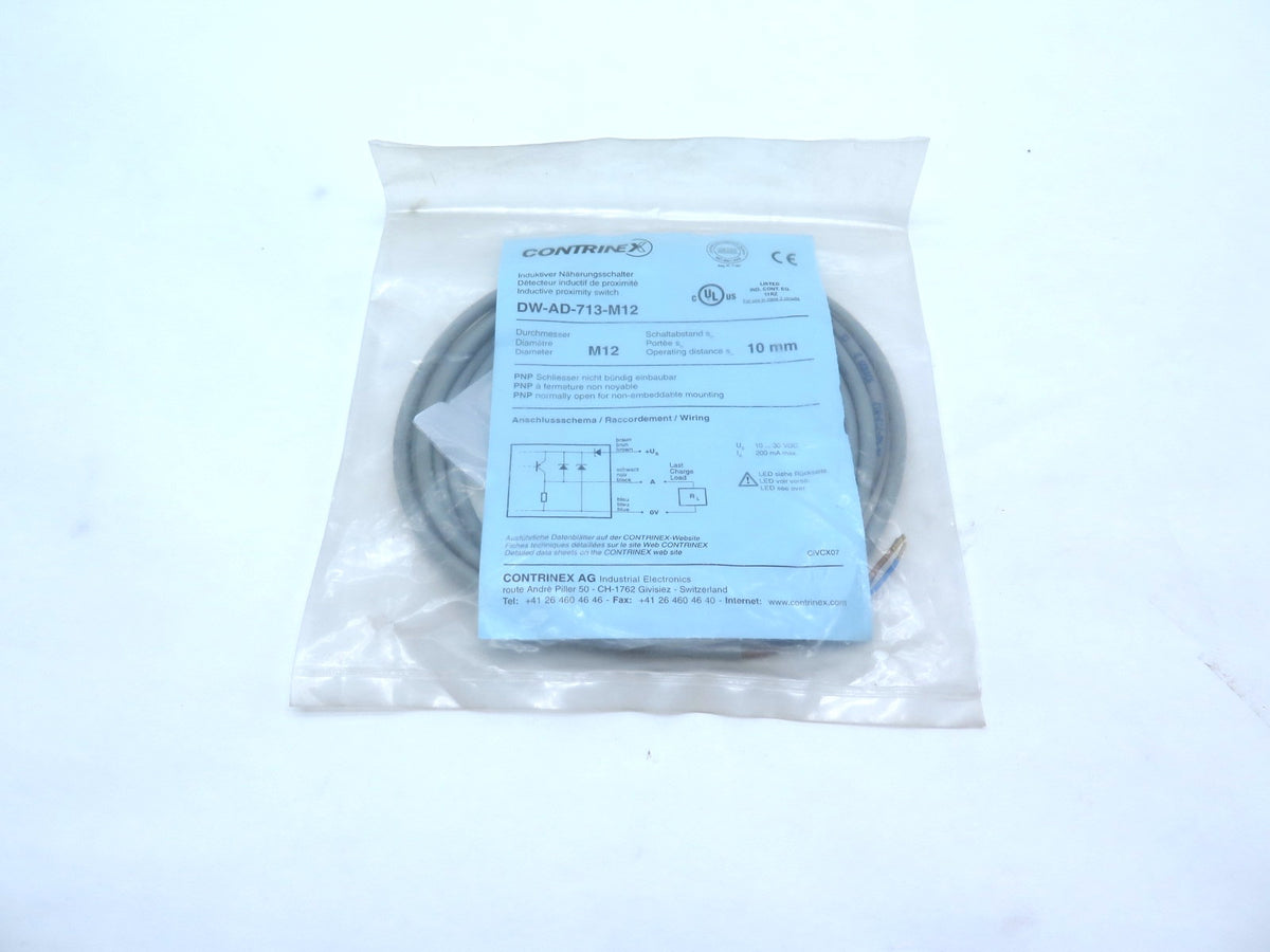 Contrinex DW-AD-713-M12 Inductive Proximity Switch - Advance Operations