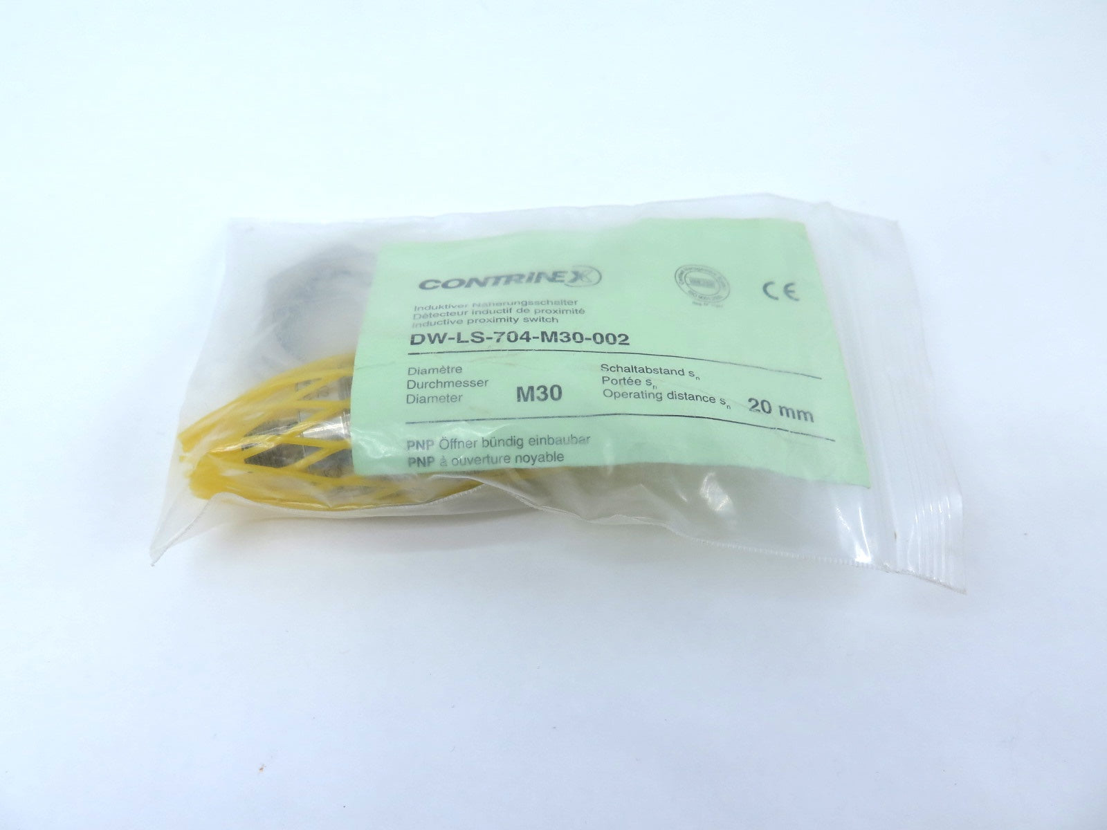 Contrinex DW-LS-704-M30-002 Inductive Proximity Switch - Advance Operations