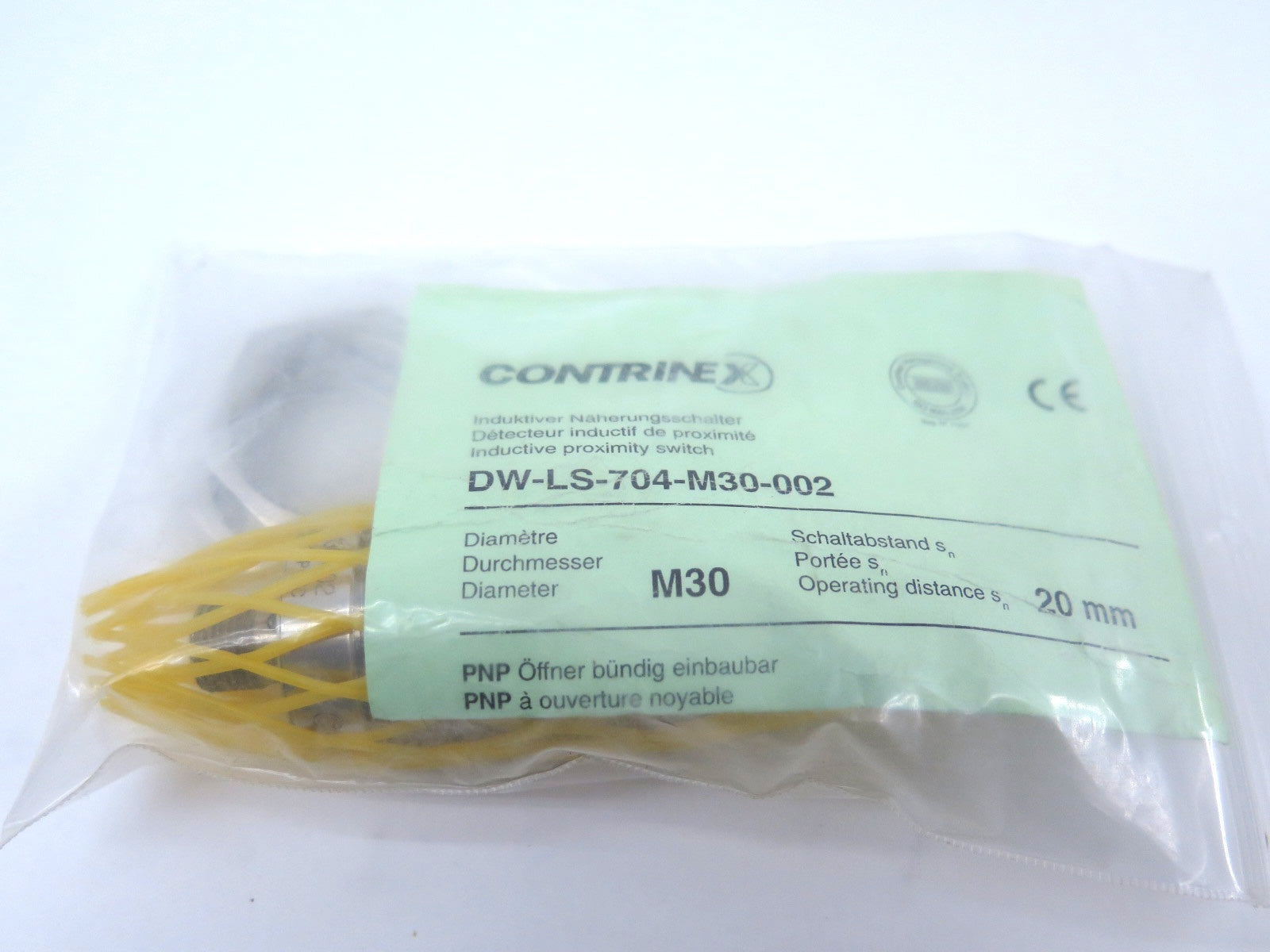 Contrinex DW-LS-704-M30-002 Inductive Proximity Switch - Advance Operations