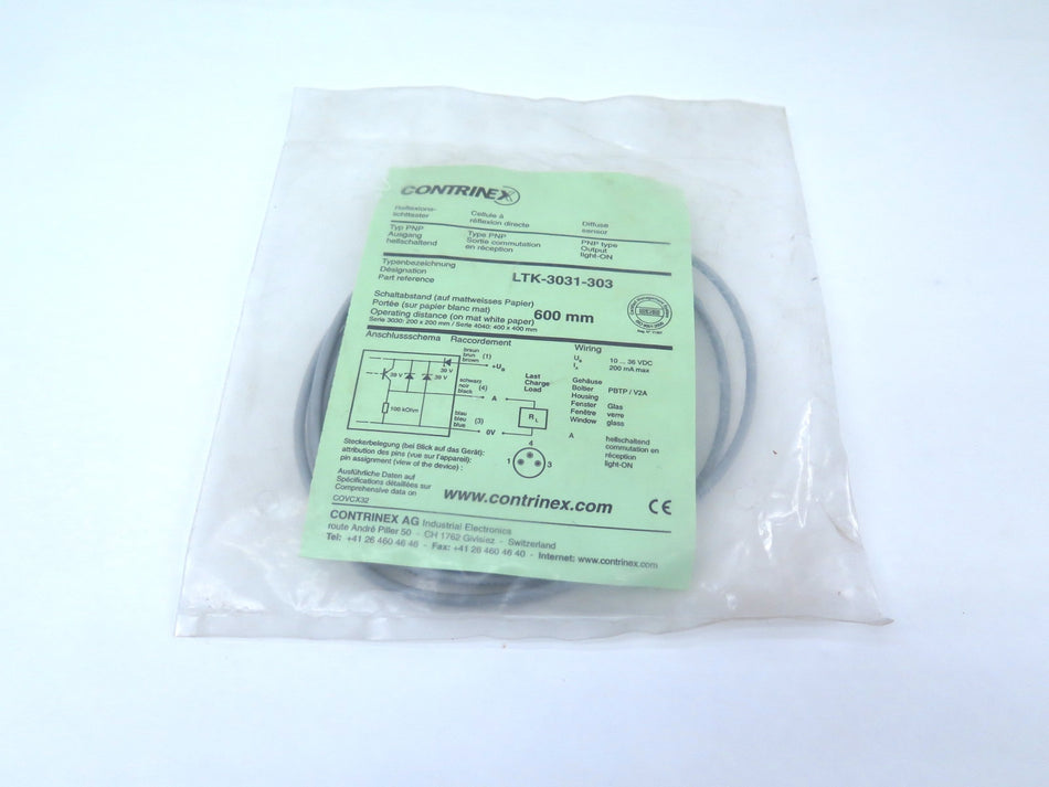 Contrinex LTK-3031-303 Photoelectric Sensor - Advance Operations