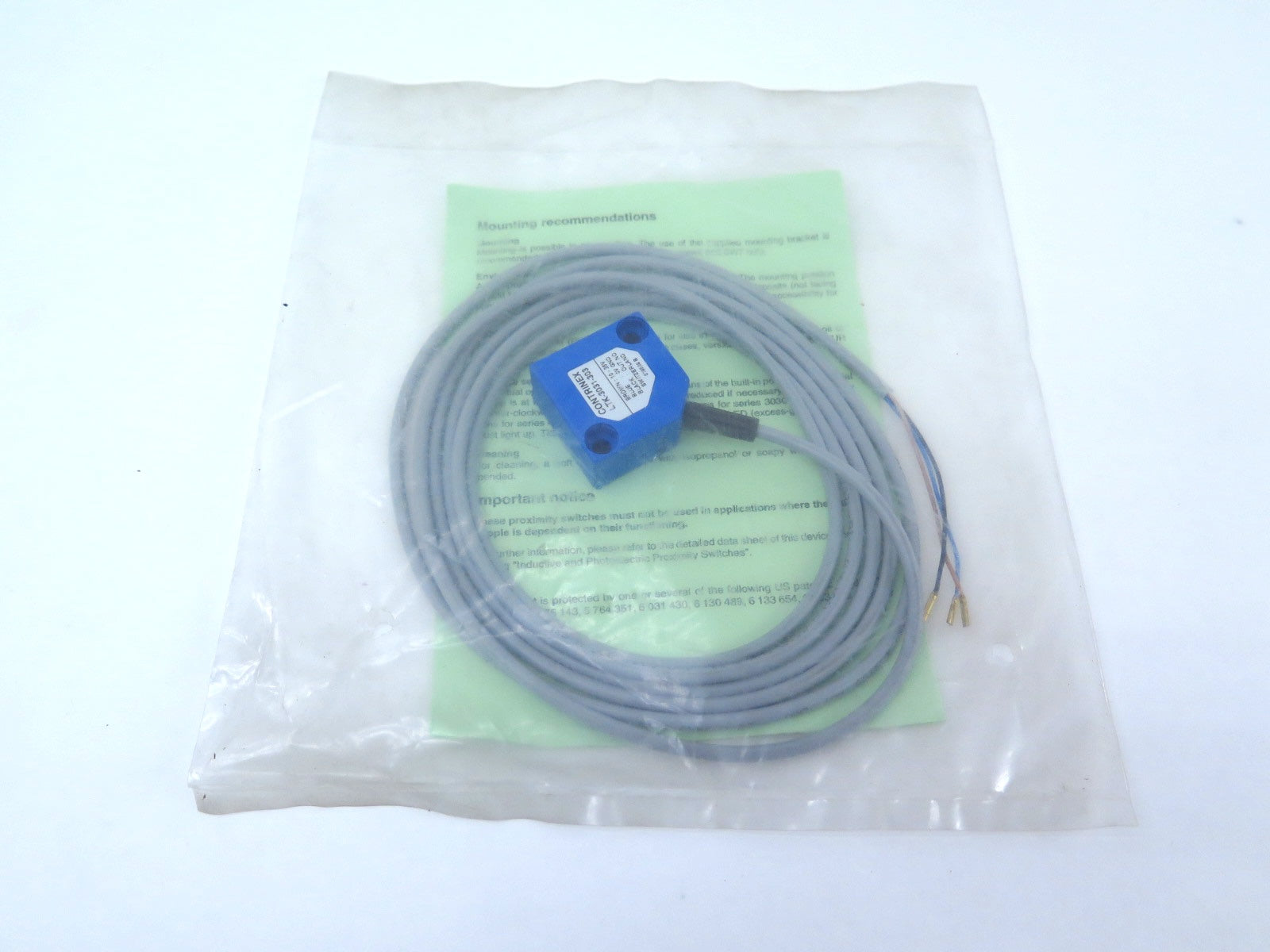 Contrinex LTK-3031-303 Photoelectric Sensor - Advance Operations