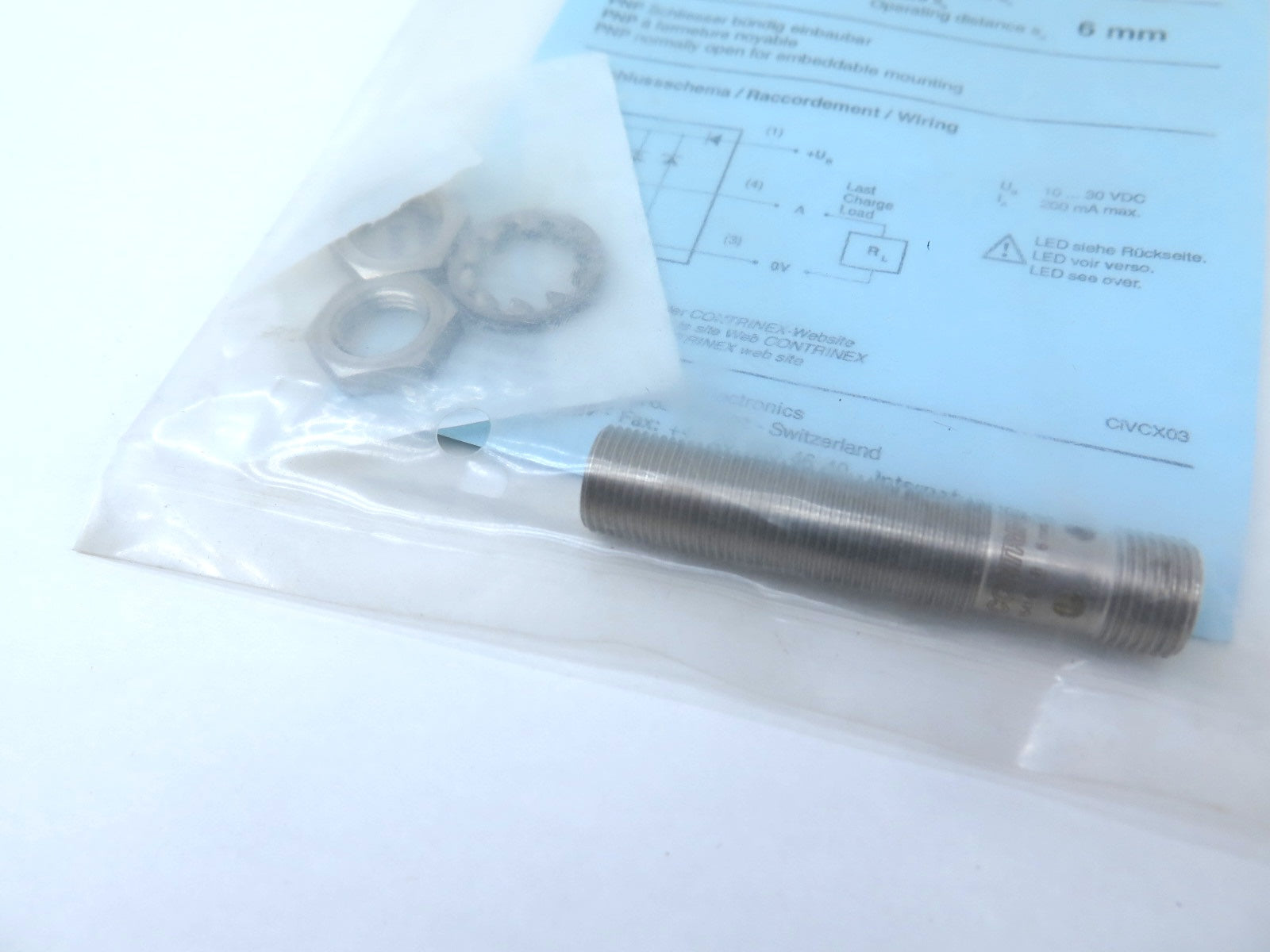 Contrinex DW-LS-703-M12 Inductive Proximity Switch - Advance Operations