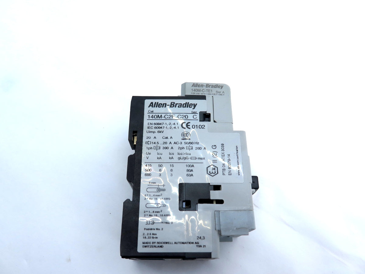 Allen-Bradley 140M-C2E-C20 Circuit Breaker - Advance Operations