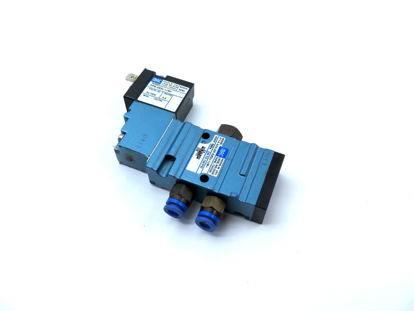 MAC 411A-A0A-DP-DEDJ-1JM Solenoid Valve - Advance Operations