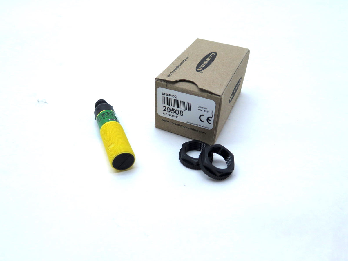 Banner S18SP6DQ / 29508 Photoelectric Proximity Sensor - Advance Operations