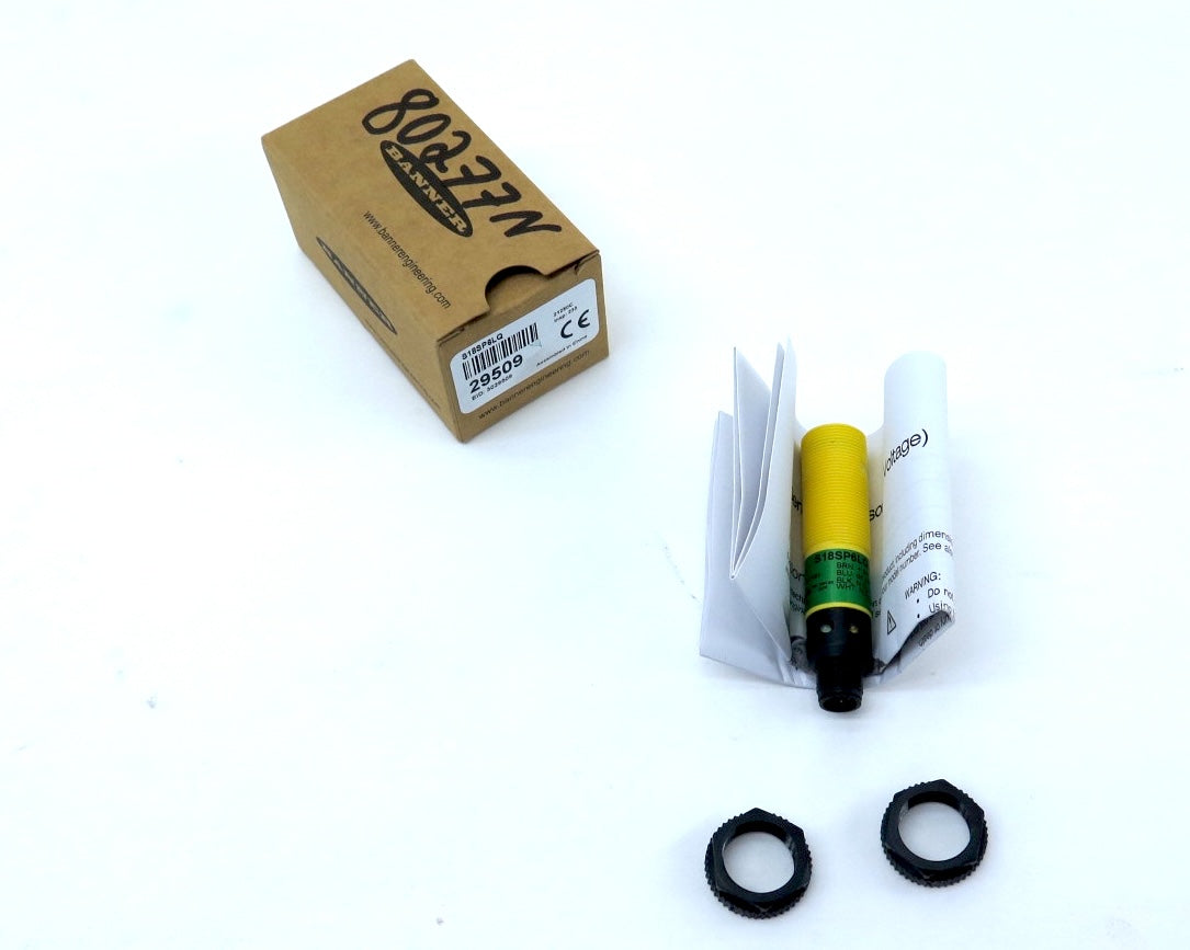 Banner S18SP6LQ / 29509 Photoelectric Proximity Sensor - Advance Operations