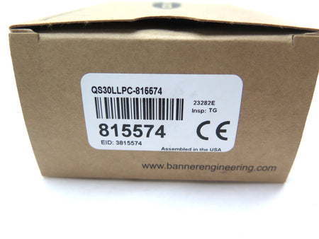 Banner QS30LLPC / 815574 Photoelectric Sensor - Advance Operations