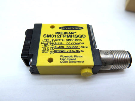 Banner SM312FPMHSQD / 27033 Mini-Beam Photoelectric Sensor - Advance Operations