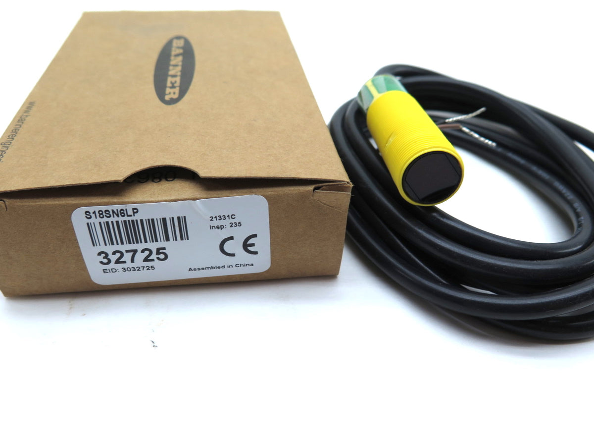 Banner S18SN6LP / 32725 Photoelectric Sensor - Advance Operations