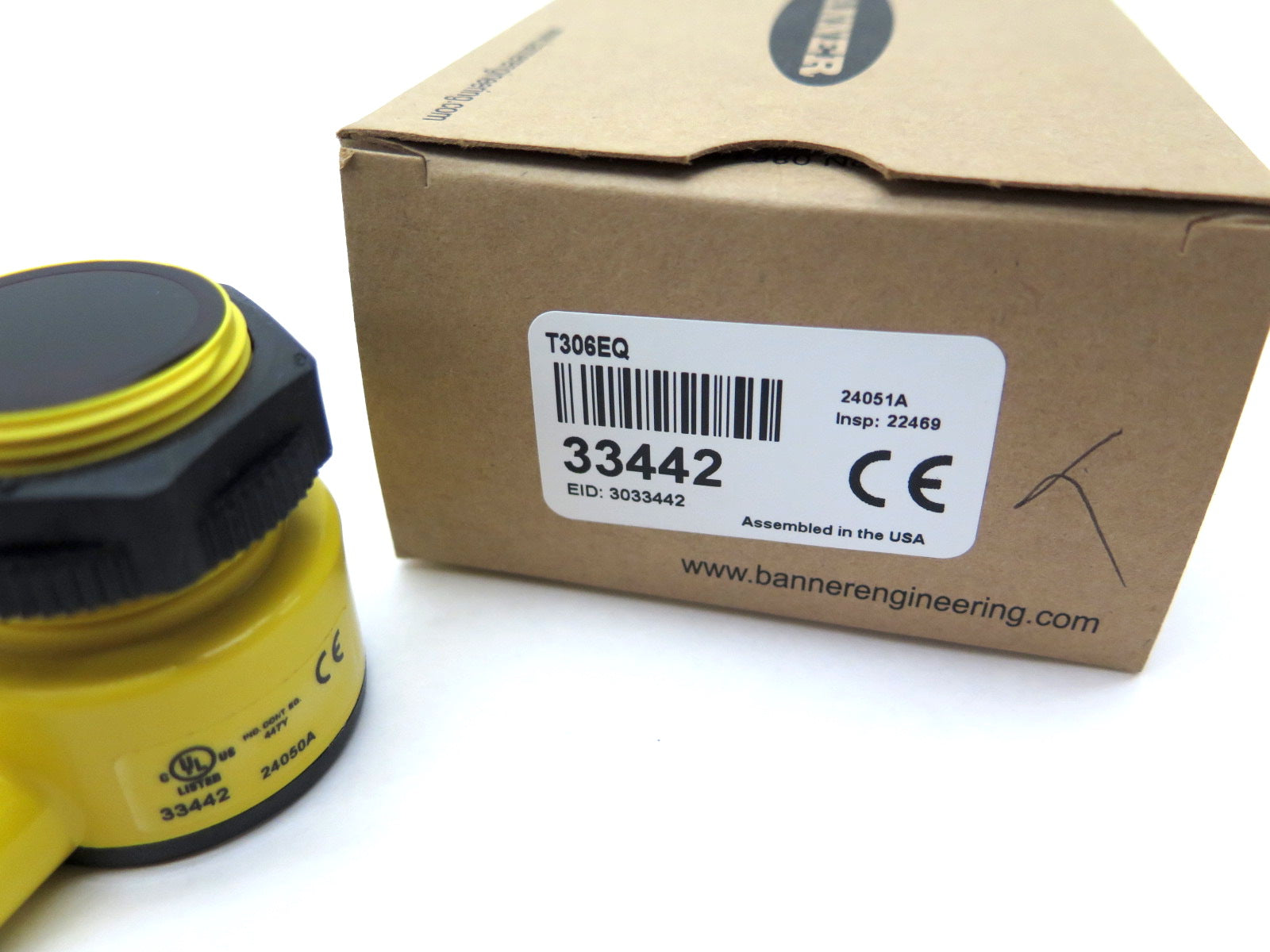 Banner T306EQ / 33442 Photoelectric Sensor - Advance Operations