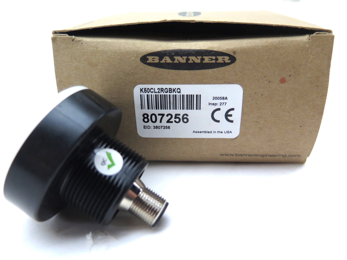 Banner K50CL2RGBKQ Programmable Multicolor Indicator - Advance Operations