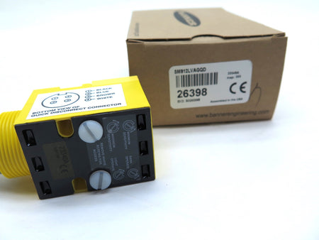 Banner SM912LVAGQD / 26398 Value-Beam Photoelectric Sensor - Advance Operations