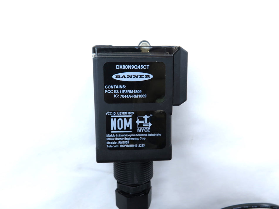 Banner DX80N9Q45CT / 811400 Wireless MHz Node - Advance Operations