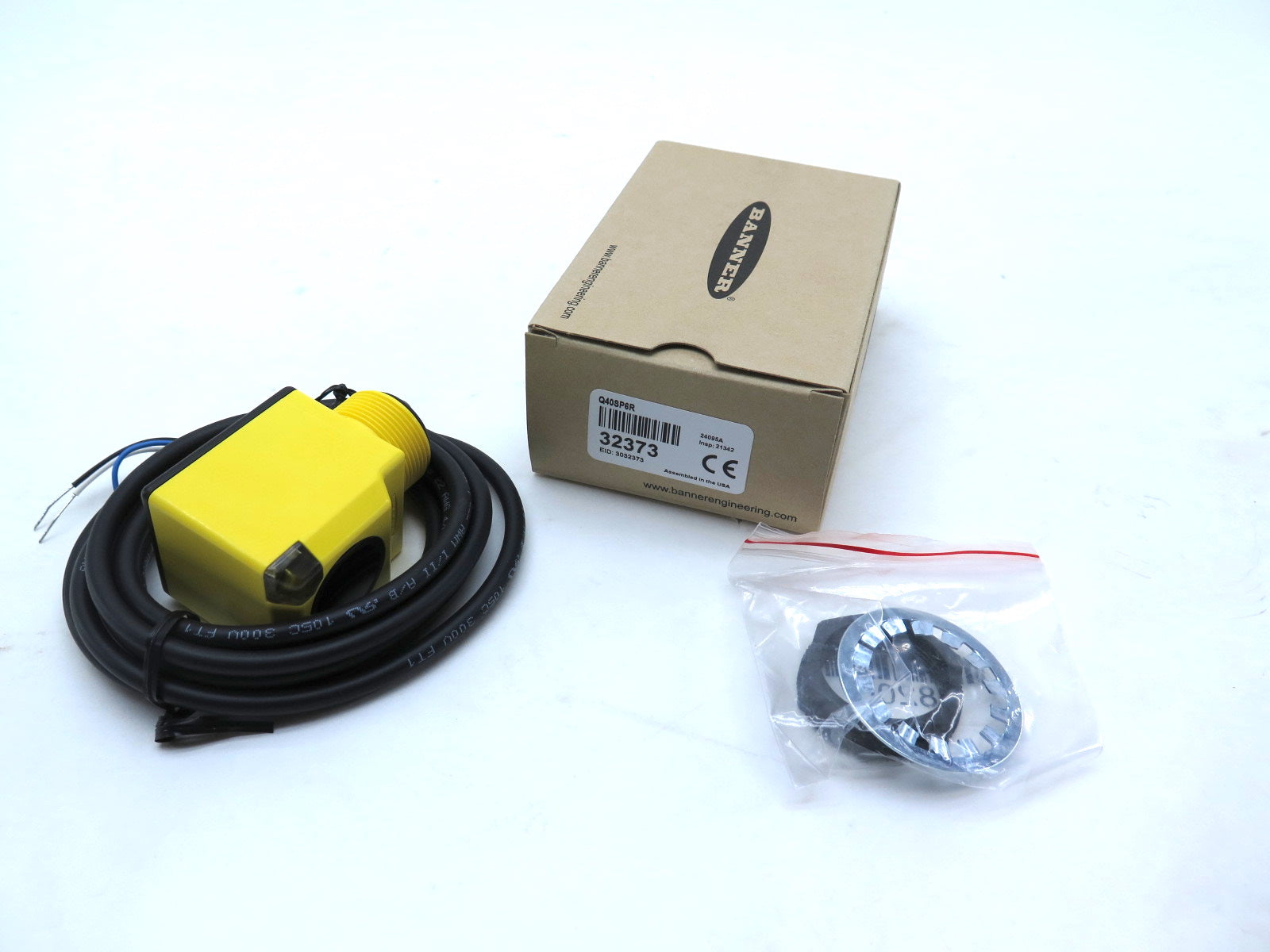 Banner Q40SP6R / 32373 EZ-Beam Photoelectric Sensor – Advance Operations