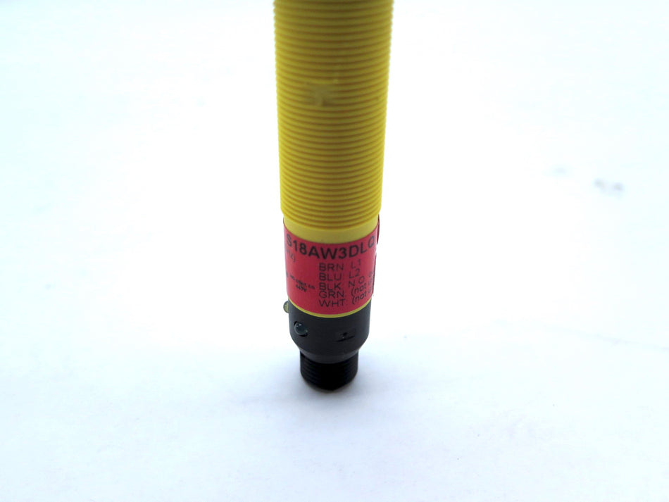 Banner S18AW3DLQ / 34524 Photoelectric Sensor - Advance Operations
