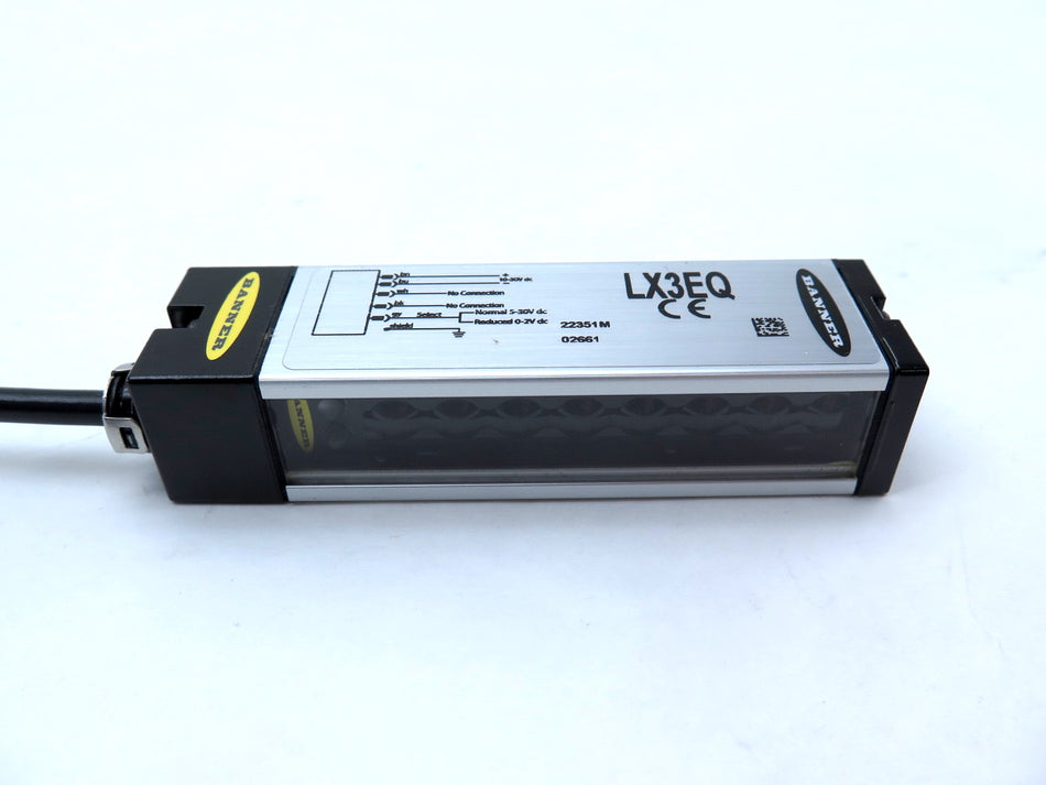 Banner LX3EQ / 02661 Light Screen Standard Receiver - Advance Operations
