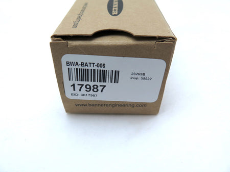 Banner BWA-BATT-006 / 17987 Replacement battery Kit - Advance Operations