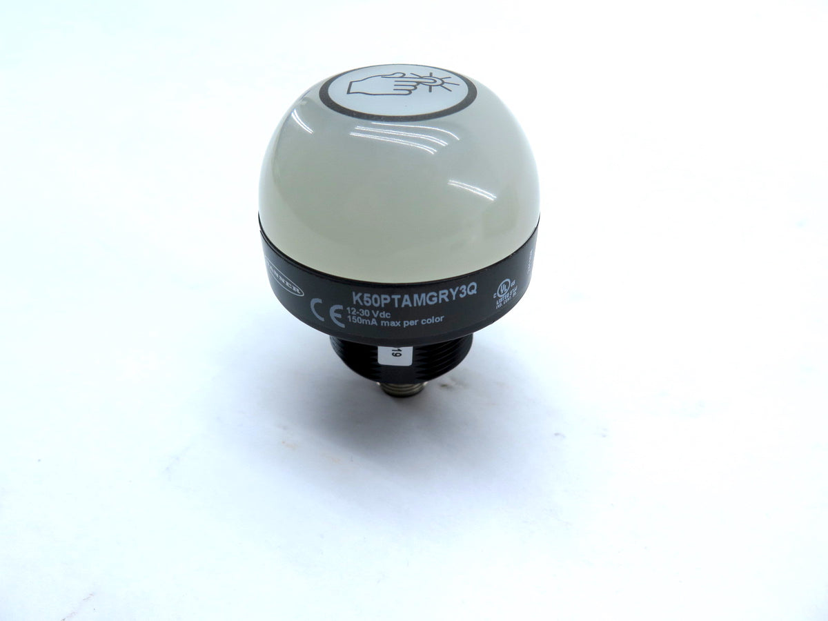 Banner K50PTAMGRY3Q / 805919 Programmable Multicolor Indicator Touch Button - Advance Operations
