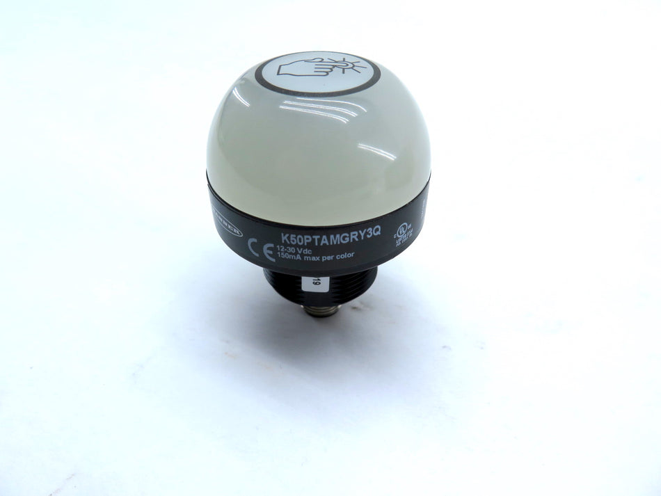 Banner K50PTAMGRY3Q / 805919 Programmable Multicolor Indicator Touch Button - Advance Operations