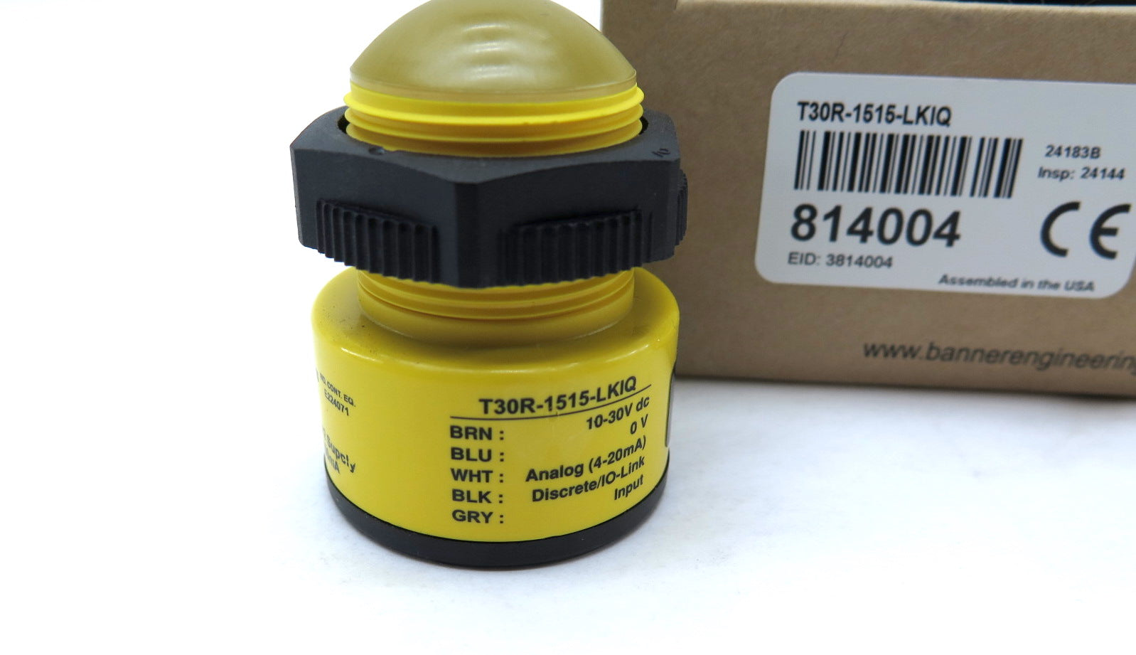 Banner K50PTCKAQ / 813227 Programmable Multicolor Indicator Touch Button - Advance Operations