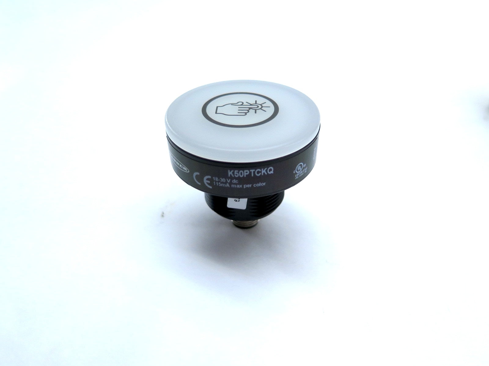 Banner K50PTCKQ / 806179 Programmable Multicolor Indicator Touch Button - Advance Operations