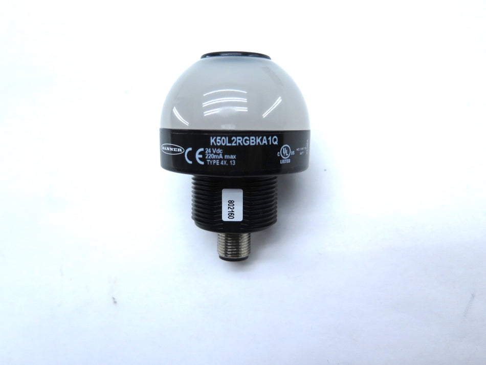Banner K50L2RGBKA1Q / 802160 Programmable Multicolor Indicator - Advance Operations