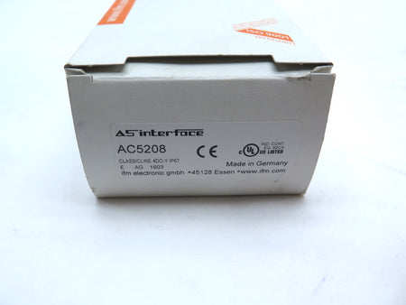 IFM Electronic AC5208 AS-Interface Module - Advance Operations