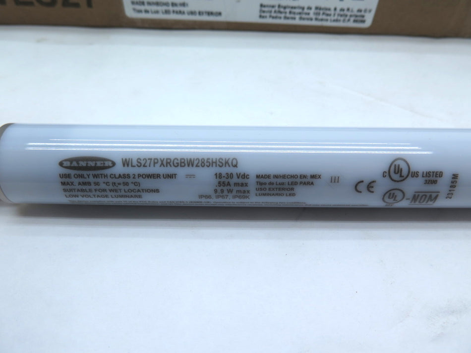 Banner WLS27PXRGBW285HSKQ / 807461 Pro Series LED Strip Light - Advance Operations