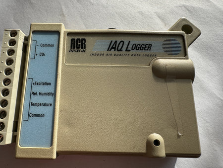 ACR Systems IAQ Logger Indoor Air Quality Data Logger - Advance Operations