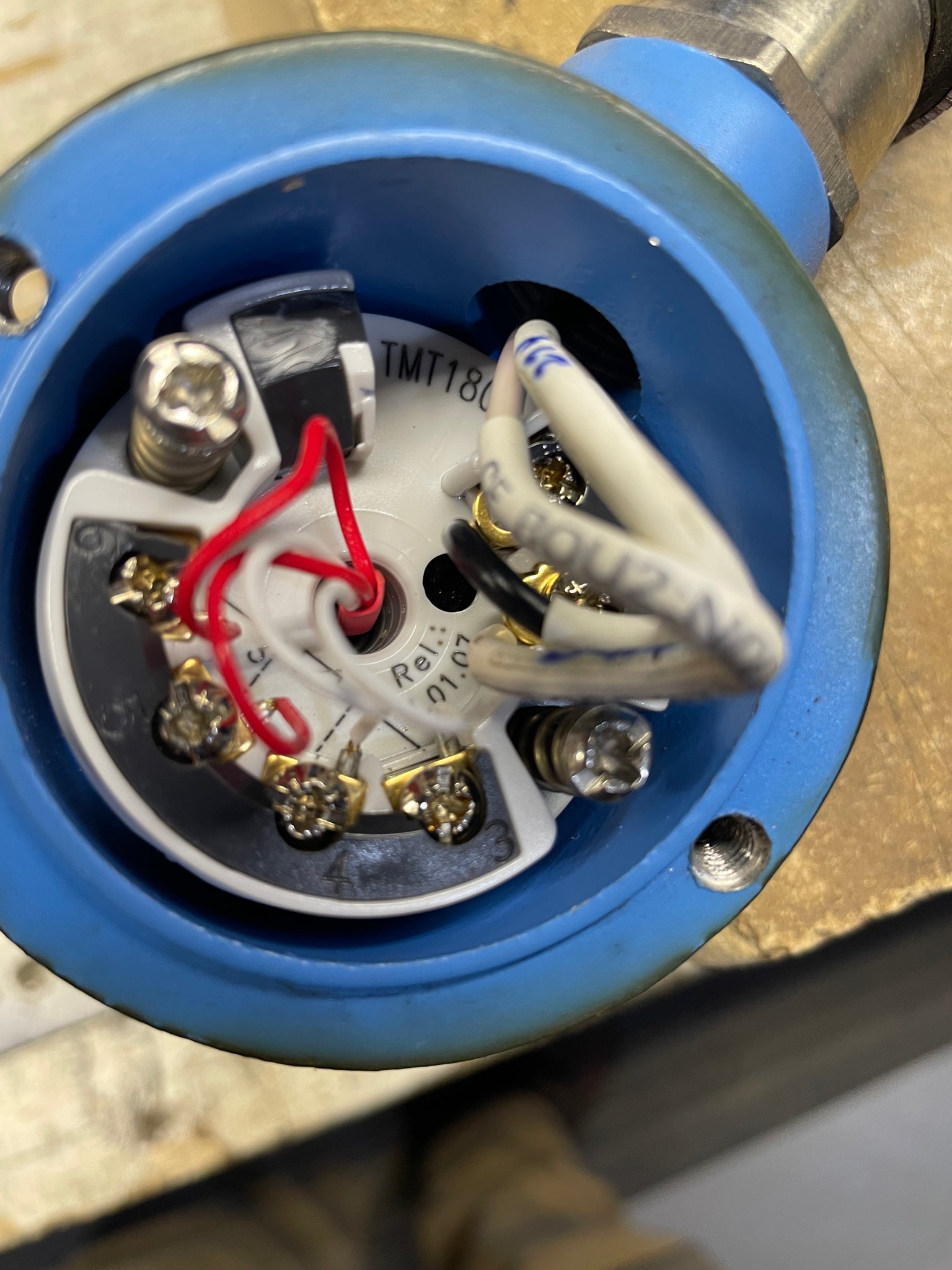 Endress Hauser TR45-BF8A1R2RA4000 Temperature Sensor + TMT180 Head ...