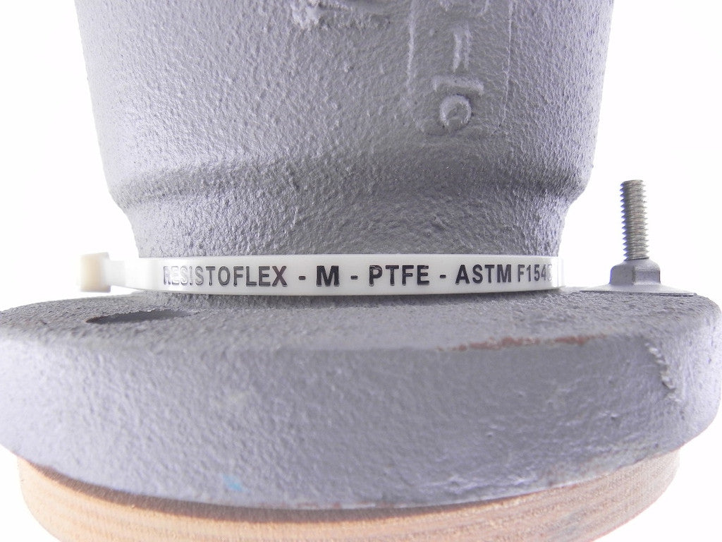 Resistoflex PTFE Lined Concentric Reducer 6" x 3" - Advance Operations