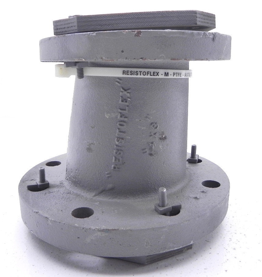 Resistoflex PTFE Lined Eccentric Reducer 4" X 3" - Advance Operations