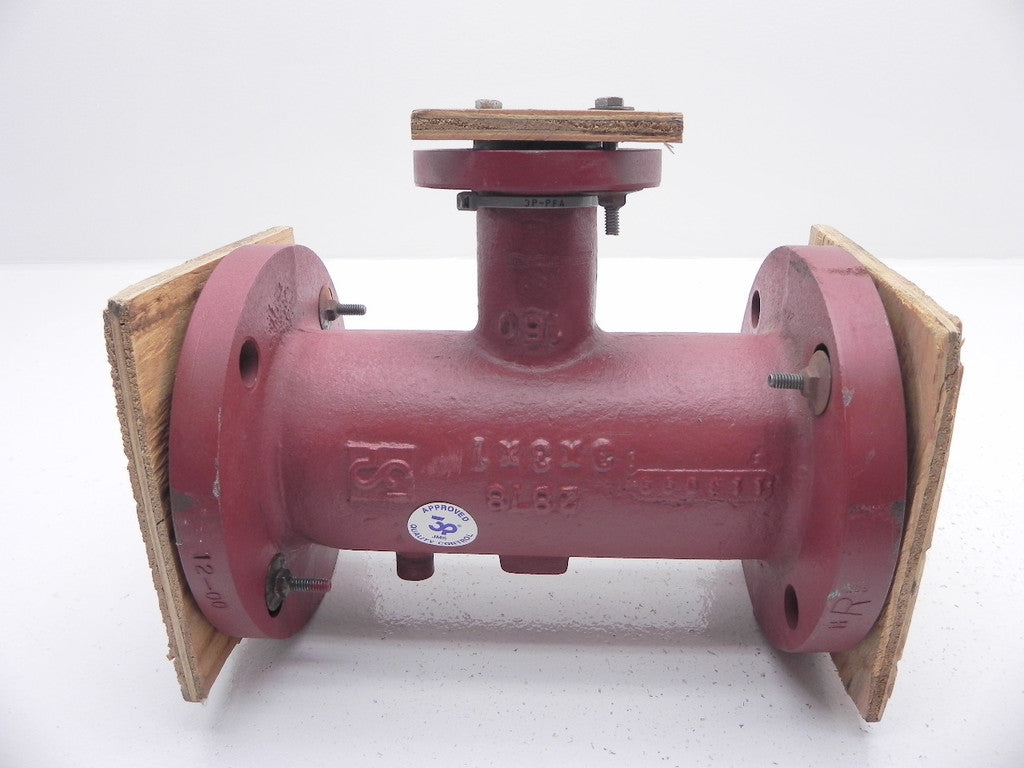 3P PFA Lined & Flanged Reducing Tee 3" X 3" X 1" - Advance Operations