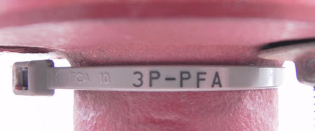 3P PFA Lined & Flanged Reducing Tee 3" X 3" X 1" - Advance Operations