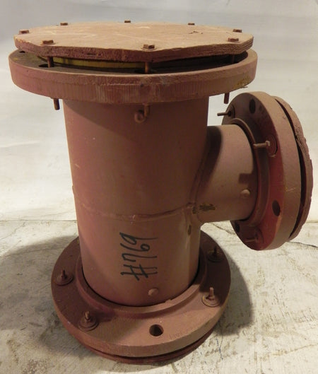 Resistoflex PTFE Lined Reducing Tee 8" X 6" - Advance Operations