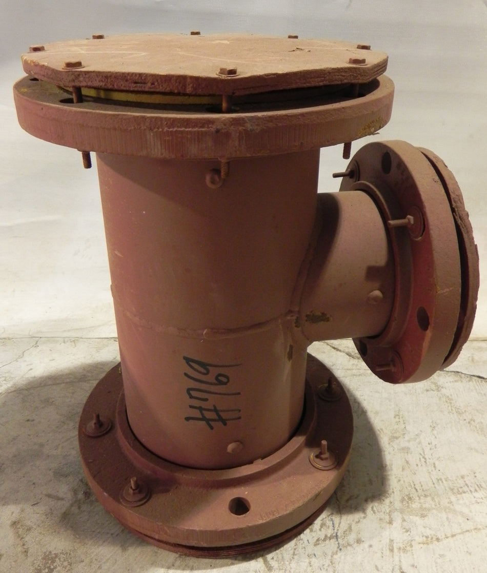 Resistoflex PTFE Lined Reducing Tee 8" X 6" - Advance Operations