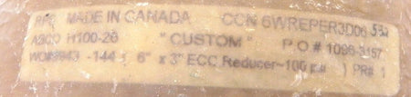 RPS ABCO Fiberglass FRP Eccentric Reducer 6" x 3" - Advance Operations