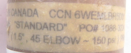 RPS ABCO Fiberglass FRP Elbow 45 Deg 1-1/2" - Advance Operations