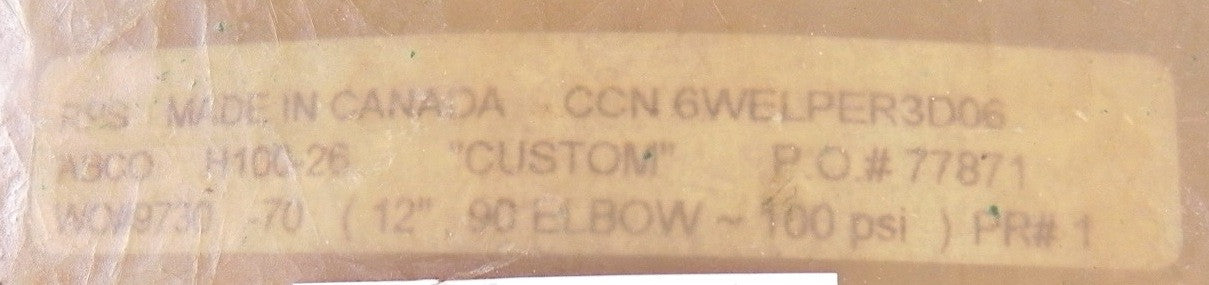 RPS ABCO Fiberglass FRP Long Elbow 90 Deg 12" - Advance Operations