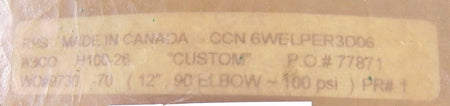 RPS ABCO Fiberglass FRP Long Elbow 90 Deg 12" - Advance Operations