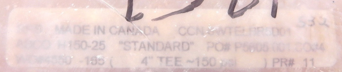 RPS ABCO Fiberglass FRP Tee 4" - Advance Operations