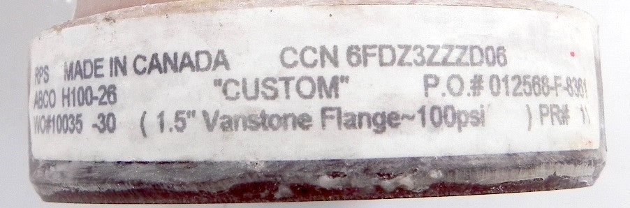 RPS ABCO Fiberglass FRP Stub Flange 1-1/2" - Advance Operations