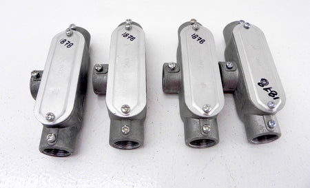 Edc T Style Aluminum  Conduit Body T 3/4" (4) - Advance Operations