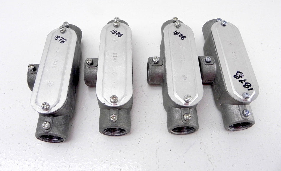 Edc T Style Aluminum  Conduit Body T 3/4" (4) - Advance Operations