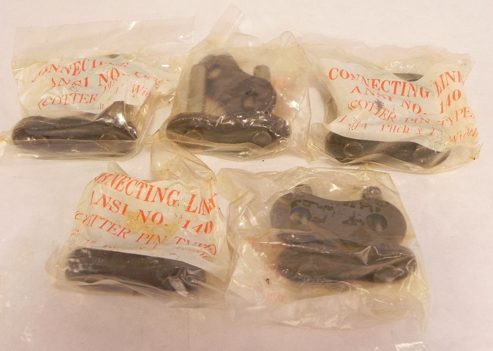 Cotter Pin Connecting Link ANSI 140 (Lot of 5) - Advance Operations