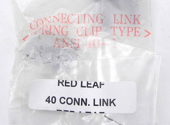 Red Leaf Chain Link ANSI 40-1 Pitch 1/2" (52) - Advance Operations