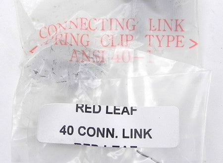 Red Leaf Chain Link ANSI 40-1 Pitch 1/2" (52) - Advance Operations
