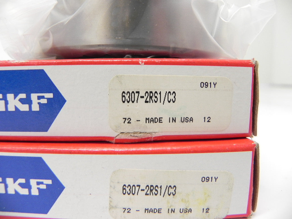 SKF Ball Bearing 6307-2RS1/C3 (Lot of 2) - Advance Operations