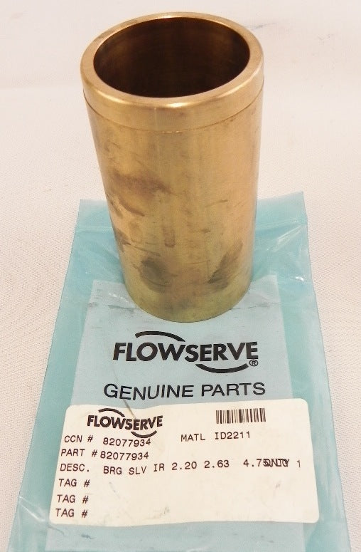 Ingersoll Dresser / Flowserve Bearing Sleeve 82077934 - Advance Operations